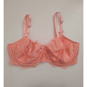 Victoria's Secret Push Up Without Padding Dream Angels Lace Underwire Bra 34DD